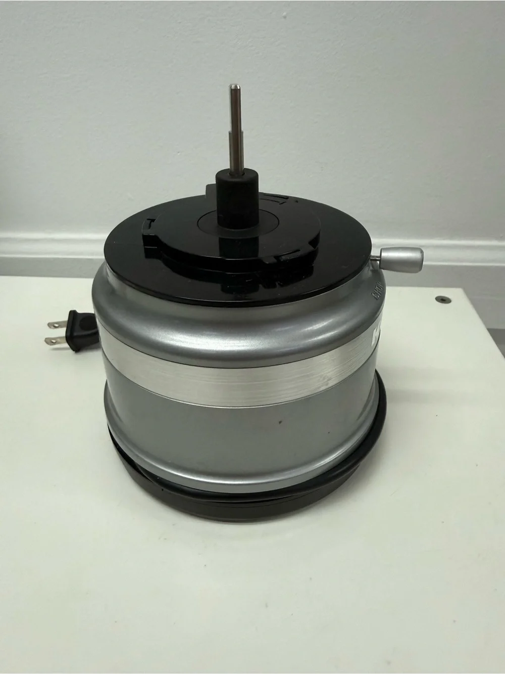 KitchenAid KFC3516QCU Food Chopper, Silver Replacement Base Only w/Manual.Tested